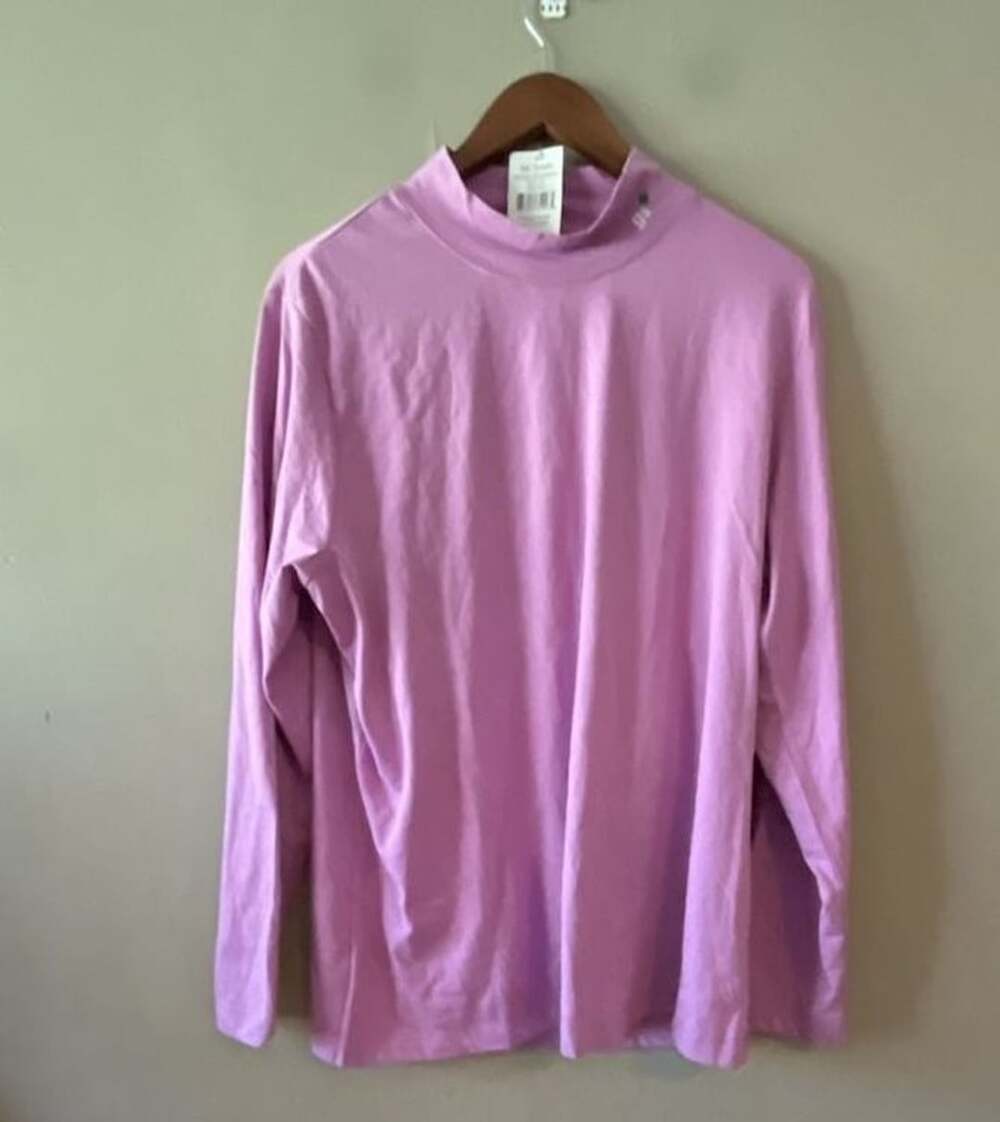 Girl Scouts Mock Neck Long Sleeve Tee Size 3X Orchid